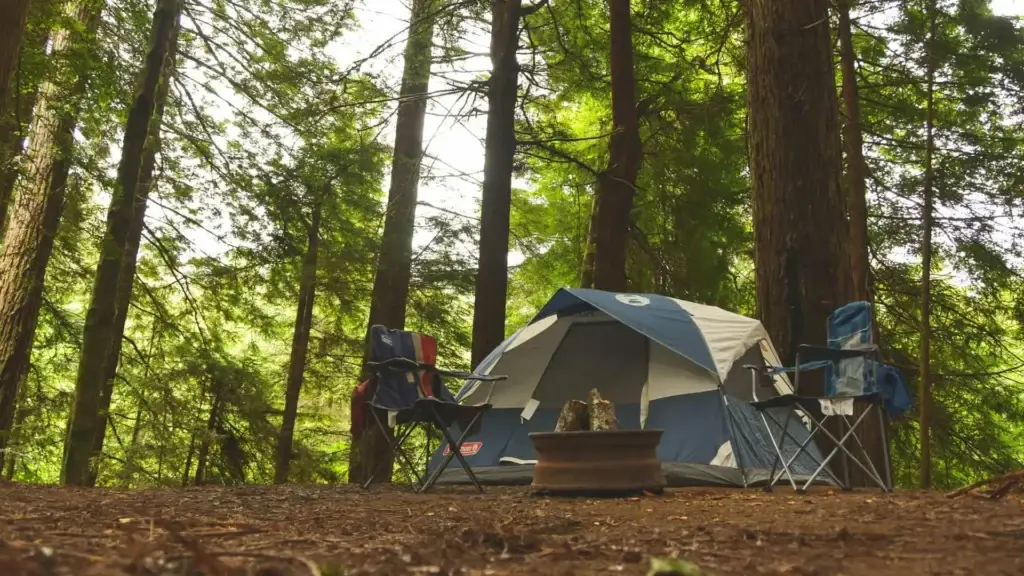 hot tent camping