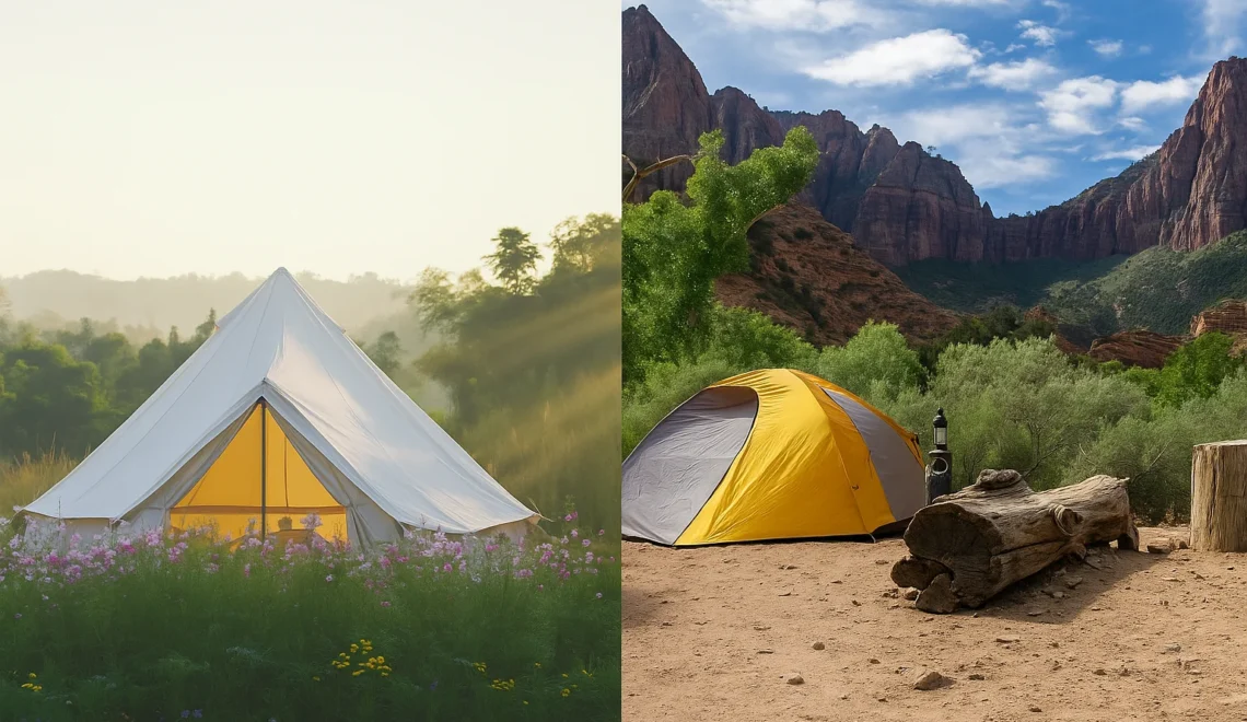 Glamping vs Camping – Choose Your Adventure