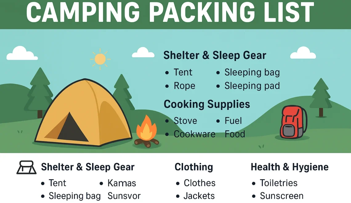 Ultimate Camping Packing List for Powerful Trips