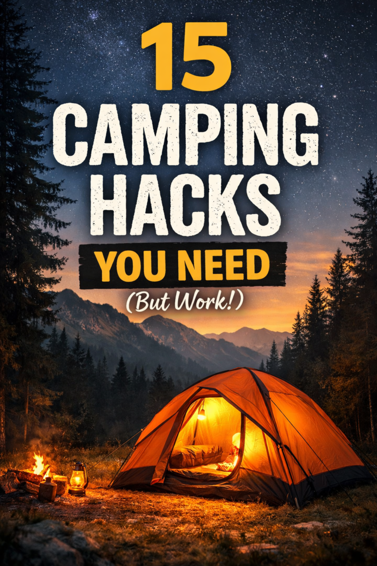 15 Camping Hacks That Feel Illegal (But Actually Work!)